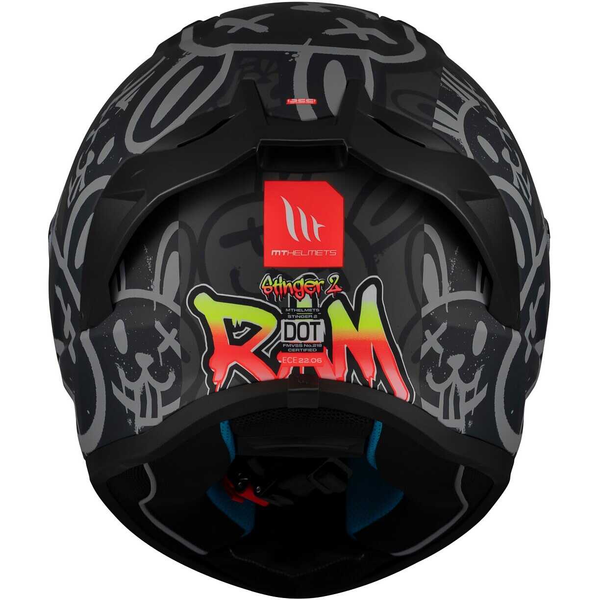 Mt Helmets STINGER 2 RAM F1 Integral Motorcycle Helmet For Sale