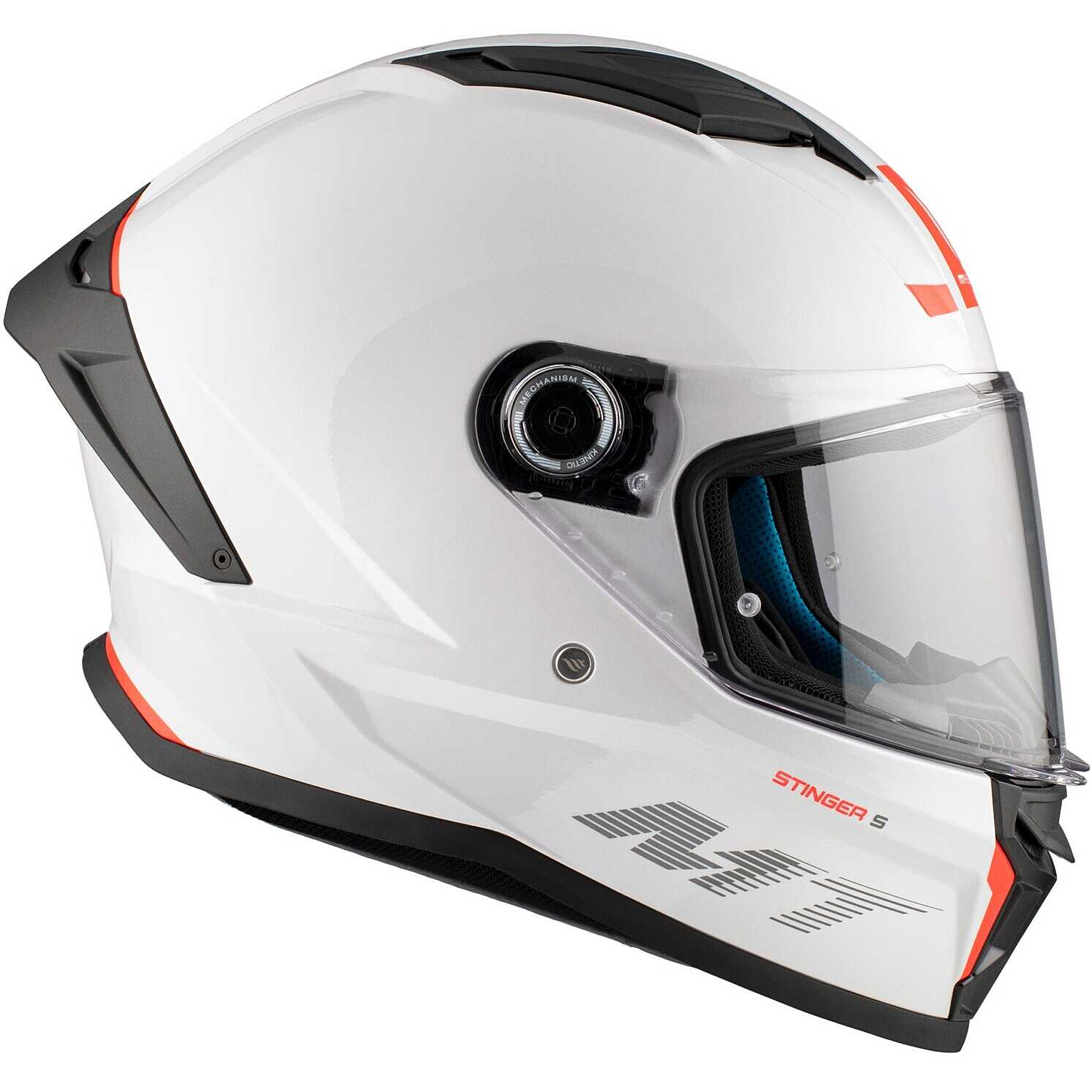 Casco Jet MT Helmets Street Solid - Bianco Perla Lucido, Taglia M