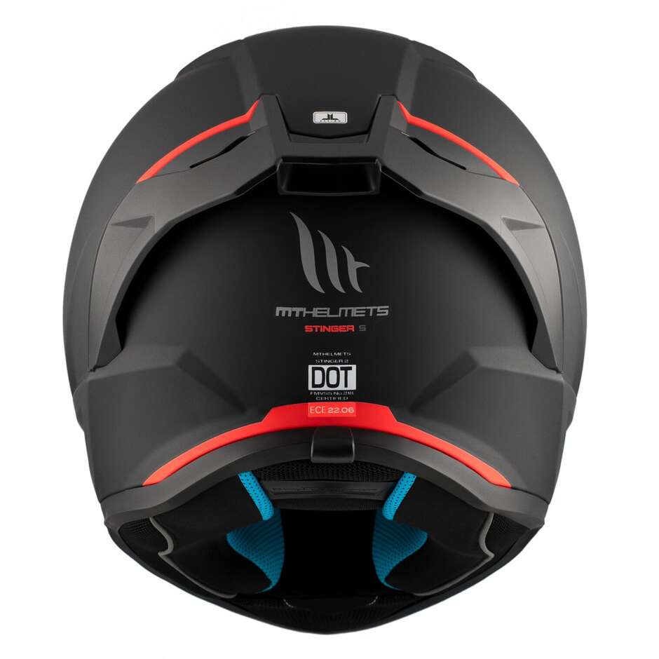 Mt Helmets STINGER 2 SOLID A1 Integralhelm Motorrad Mattschwarz