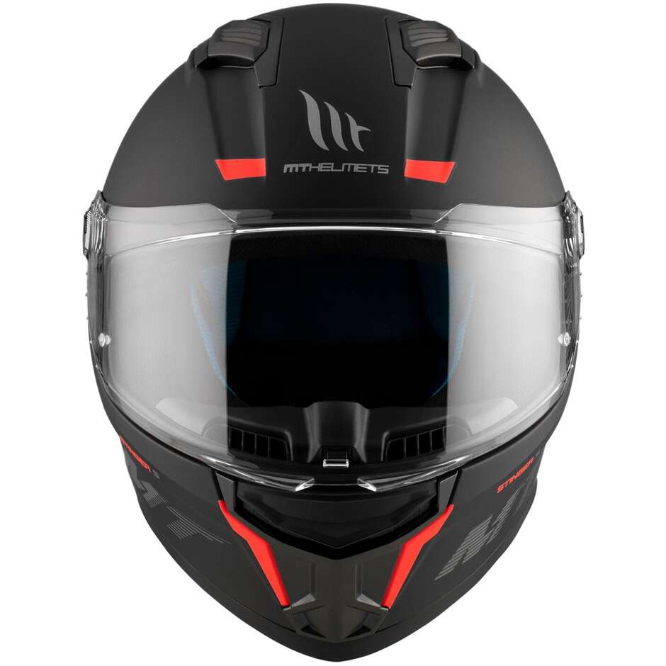 Mt Helmets STINGER 2 SOLID A1 Integralhelm Motorrad Mattschwarz