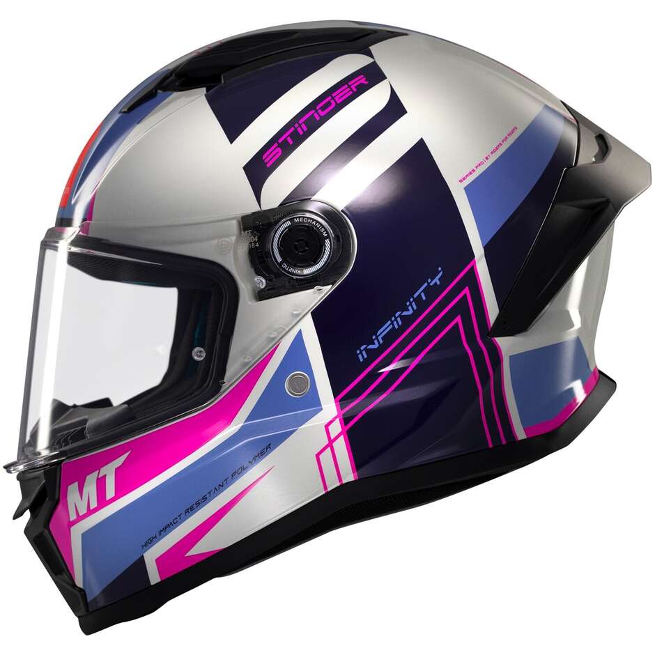 Mt Helmets STINGER 2 TRON C8 Full Face Motorcycle Helmet Glossy