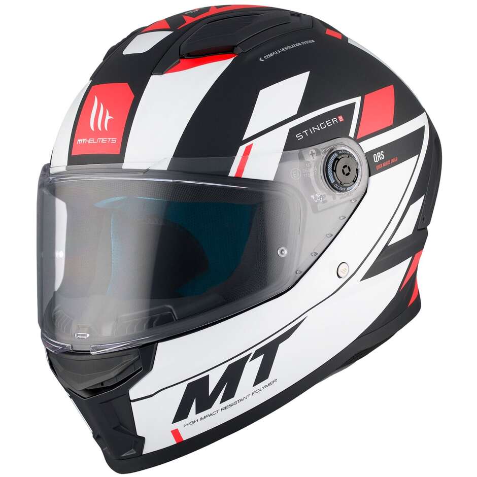 Mt Helmets STINGER 2 ZIVZE B5 Matt Full Face Motorcycle Helmet