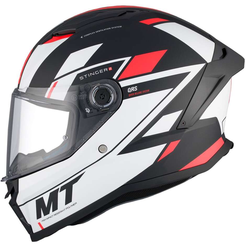 Mt Helmets STINGER 2 ZIVZE B5 Matt Full Face Motorcycle Helmet