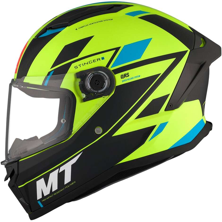 Mt Helmets STINGER 2 ZIVZE C3 Matt Integralhelm Motorrad