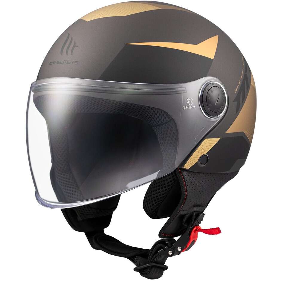 MT Helmets Street Entire I2 Casco Offroad Integrale, Finitura Opaca Marrone, Taglia L – Protezione E Robustezza Per Le Tue Avventure In Moto - 5