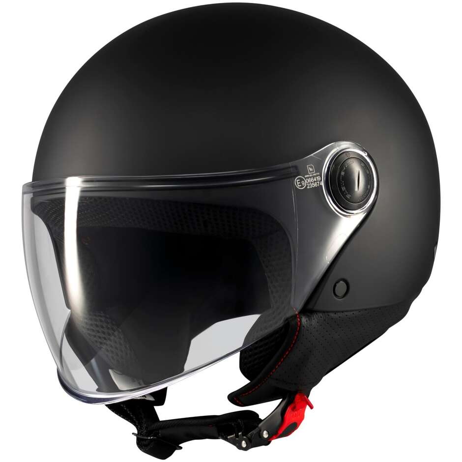 Mt Helmets STREET S PURE A1 Matt Black Motorcycle Jet Helmet