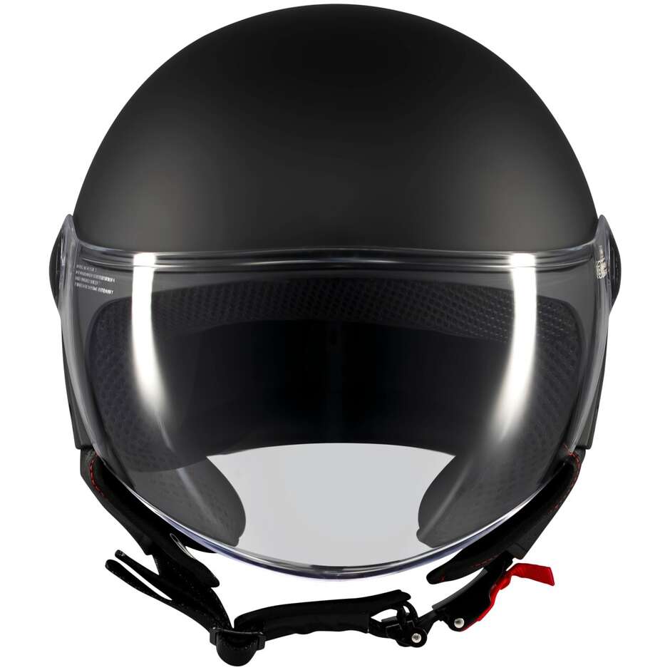 Mt Helmets STREET S PURE A1 Matt Black Motorcycle Jet Helmet