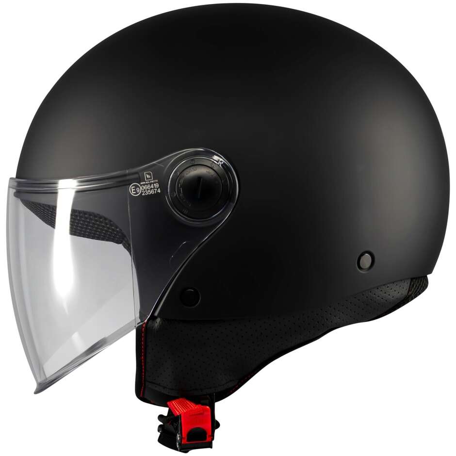 Mt Helmets STREET S PURE A1 Matt Black Motorcycle Jet Helmet