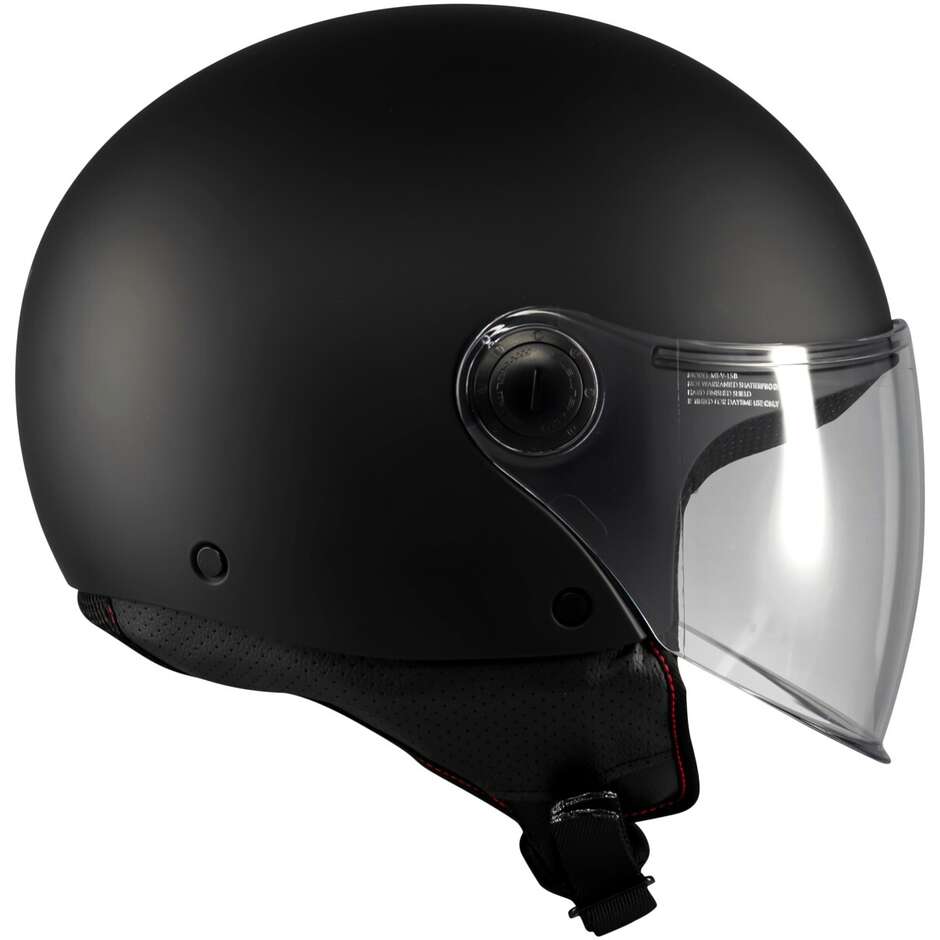 Mt Helmets STREET S PURE A1 Matt Black Motorcycle Jet Helmet