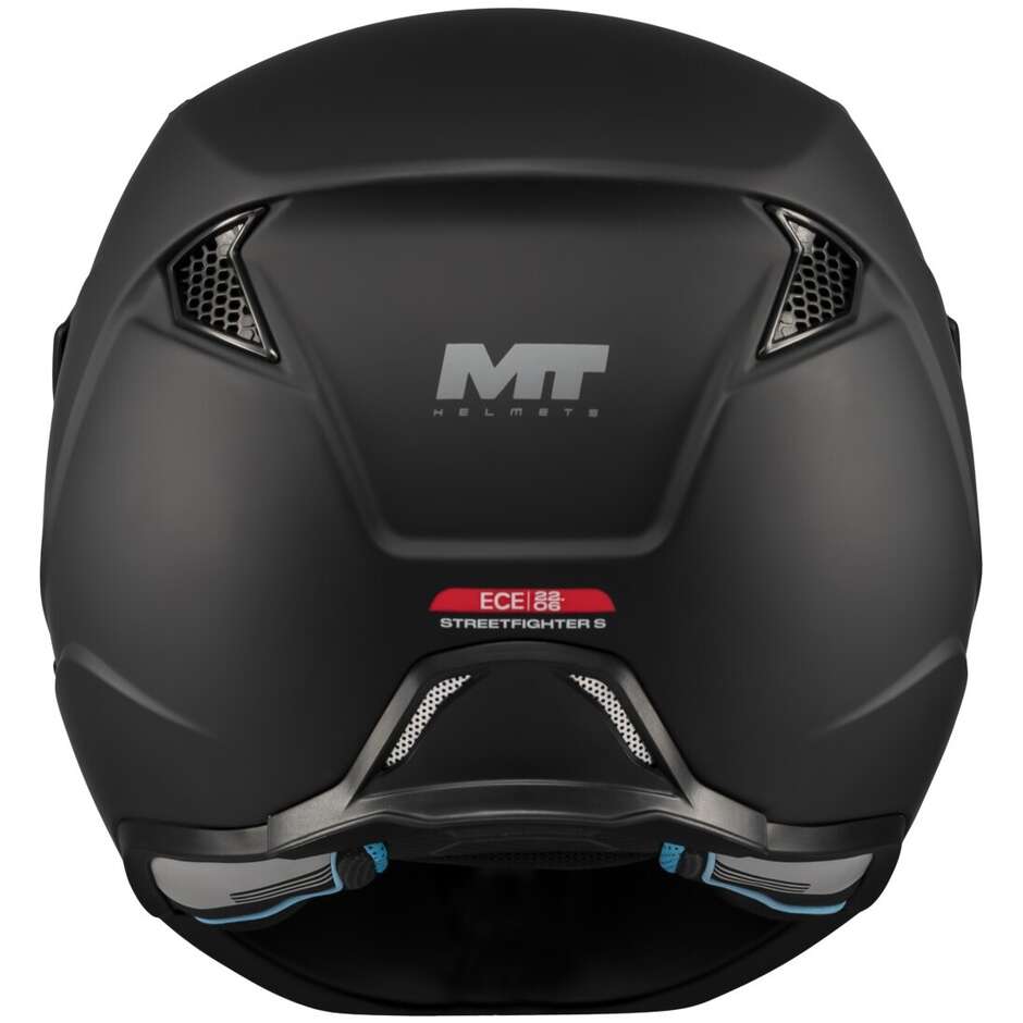 MT Helmets STREETFIGHTER SV S PURE A1 Modular-Motorradhelm, Mattschwarz