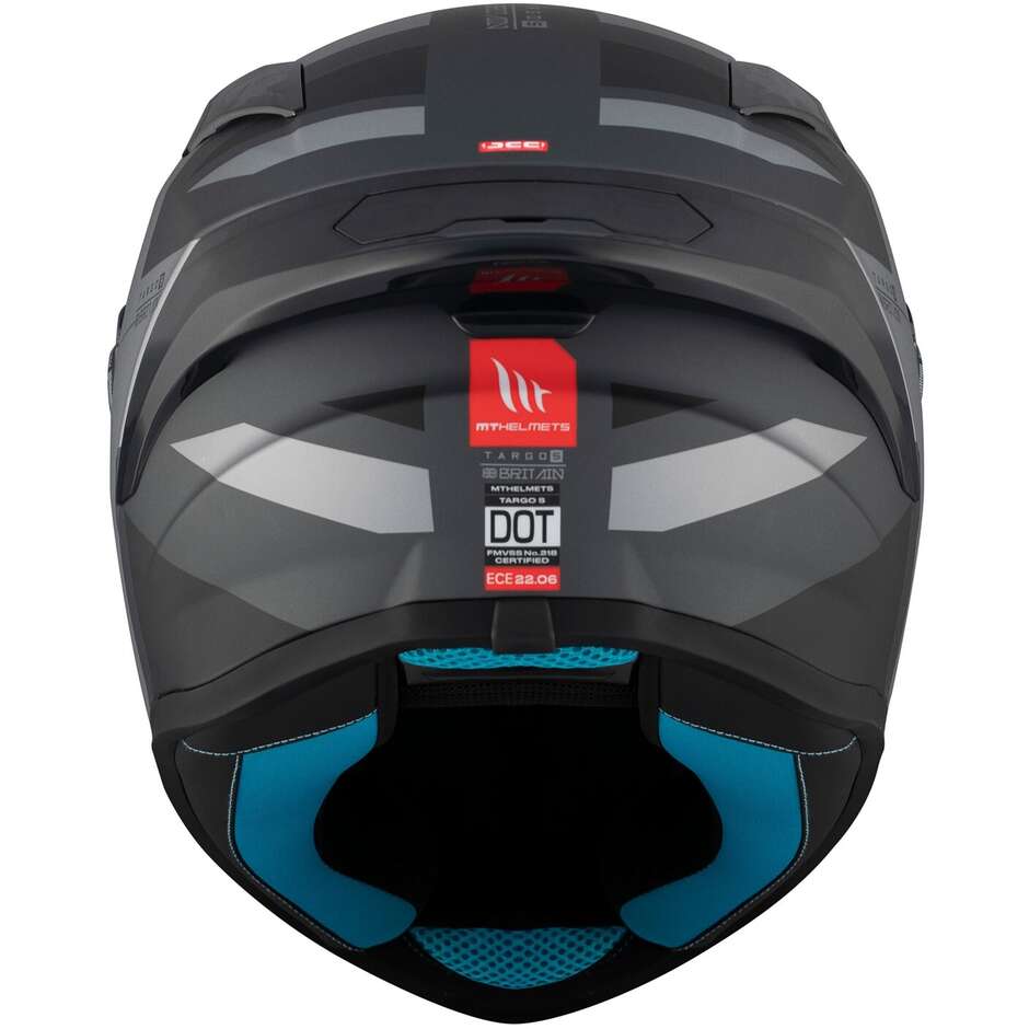 Mt Helmets TARGO S BRITAIN C2 Matt Full Face Motorcycle Helmet