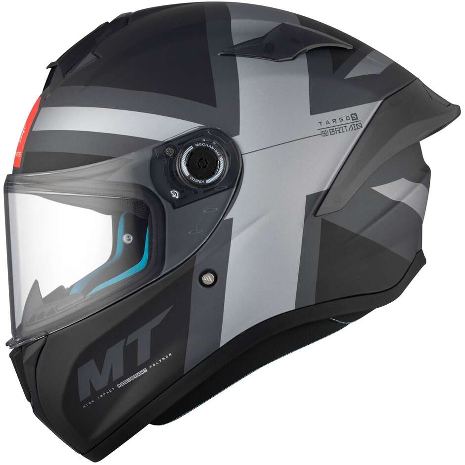 Mt Helmets TARGO S BRITAIN C2 Matt Full Face Motorcycle Helmet