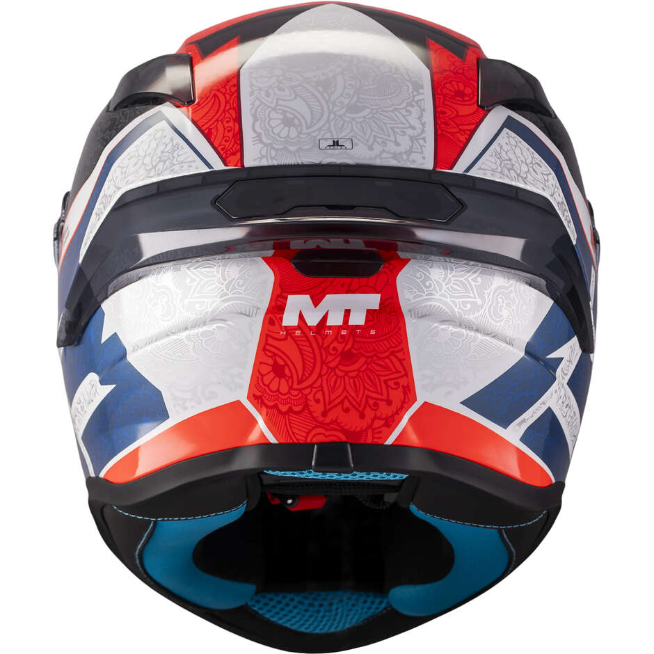 MT Helmets TARGO S DÄNISCHER 26. SAISON C5 Replika Integralhelm Glänzend Blau
