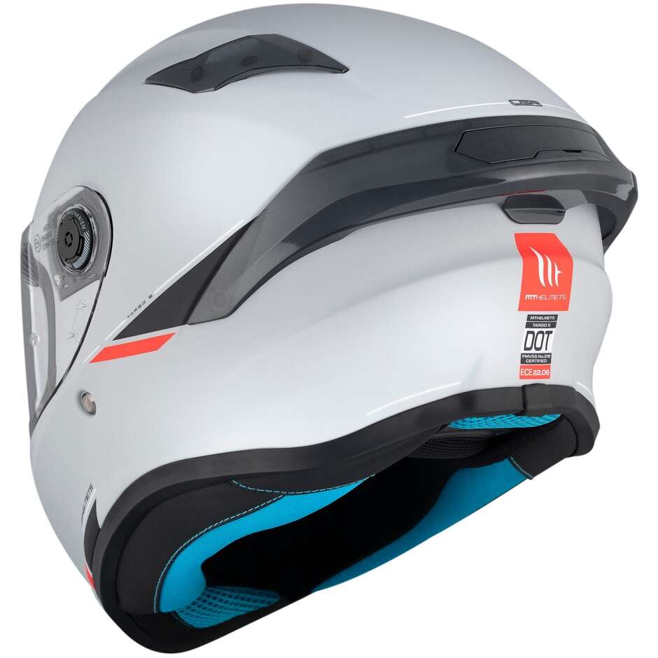 Mt Helmets TARGO S SOLID A12 Full Face Motorcycle Helmet Gloss Grey