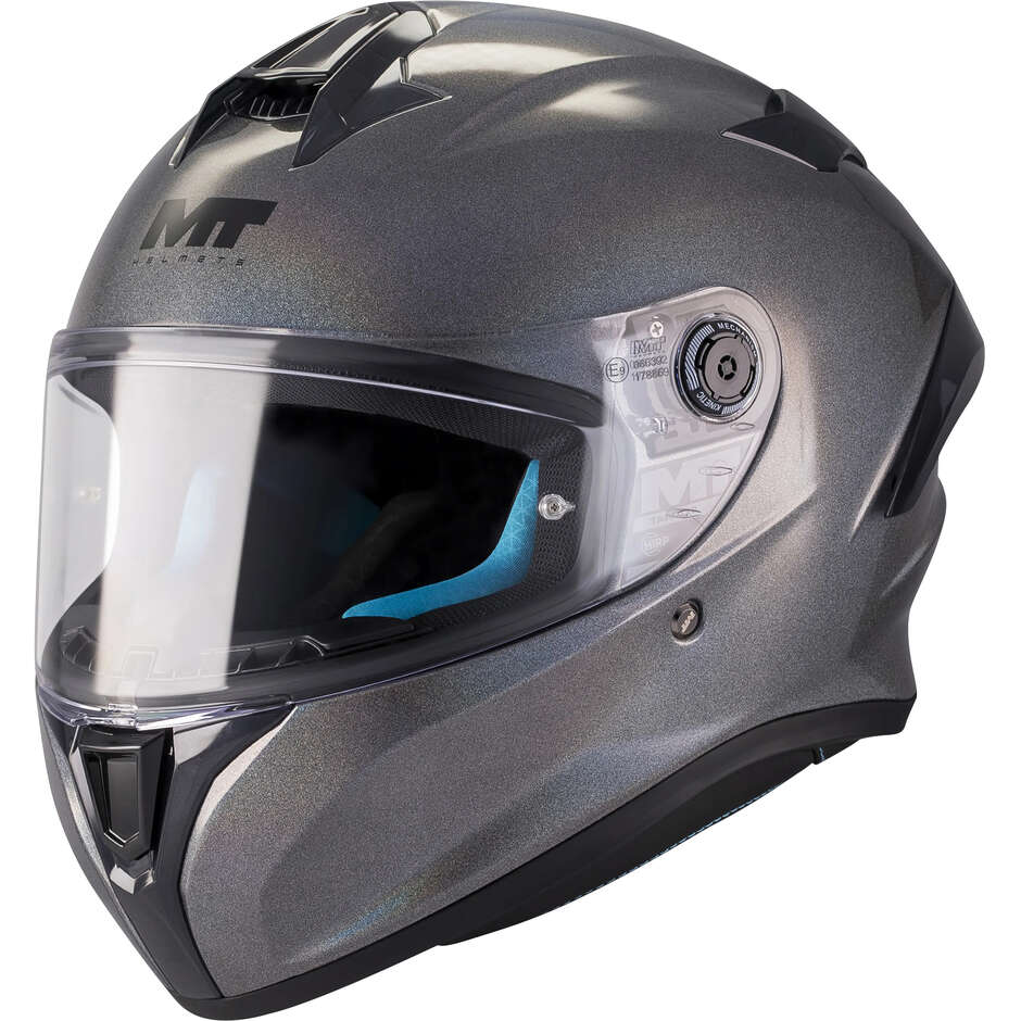 MT Helmets TARGO S SPECIAL PURE T2 Integralhelm, Glänzend Grau