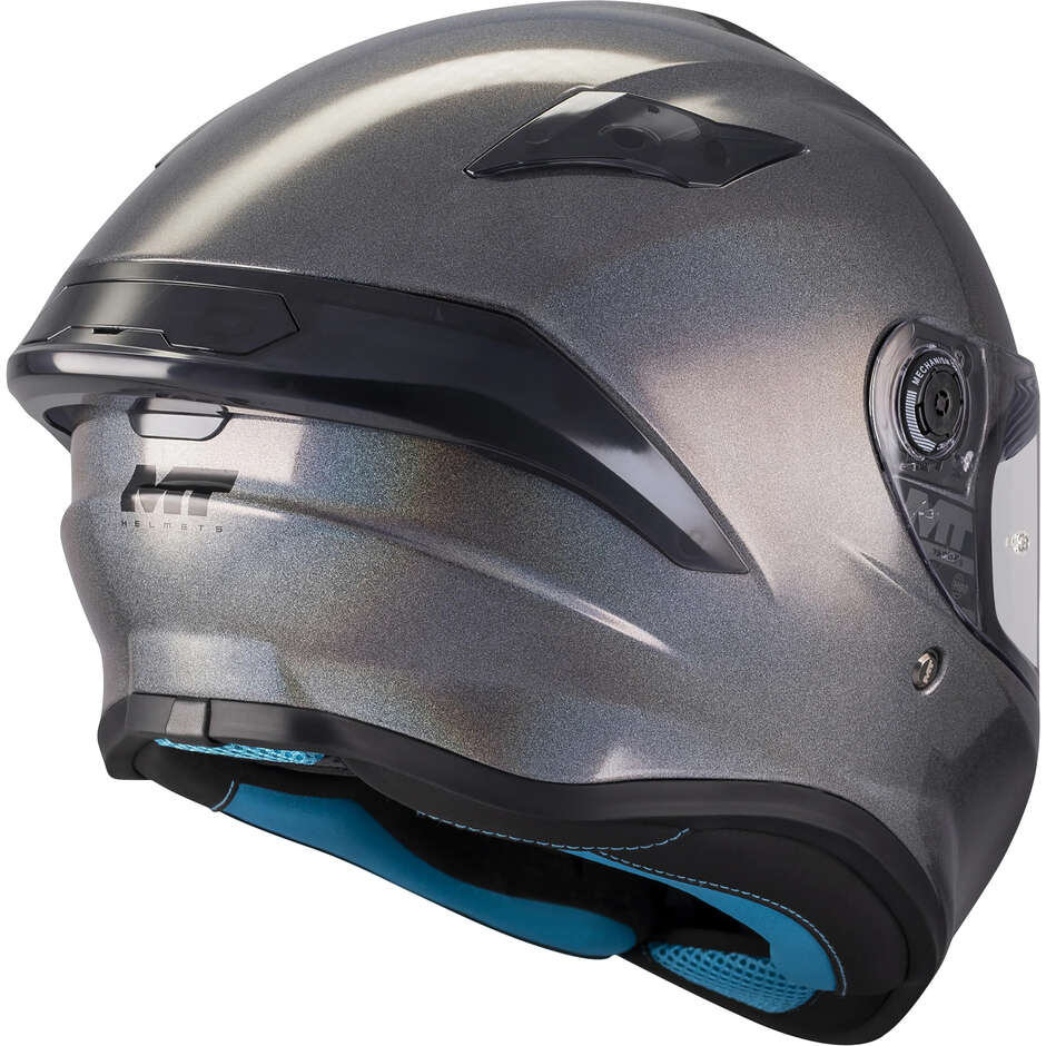 MT Helmets TARGO S SPECIAL PURE T2 Integralhelm, Glänzend Grau