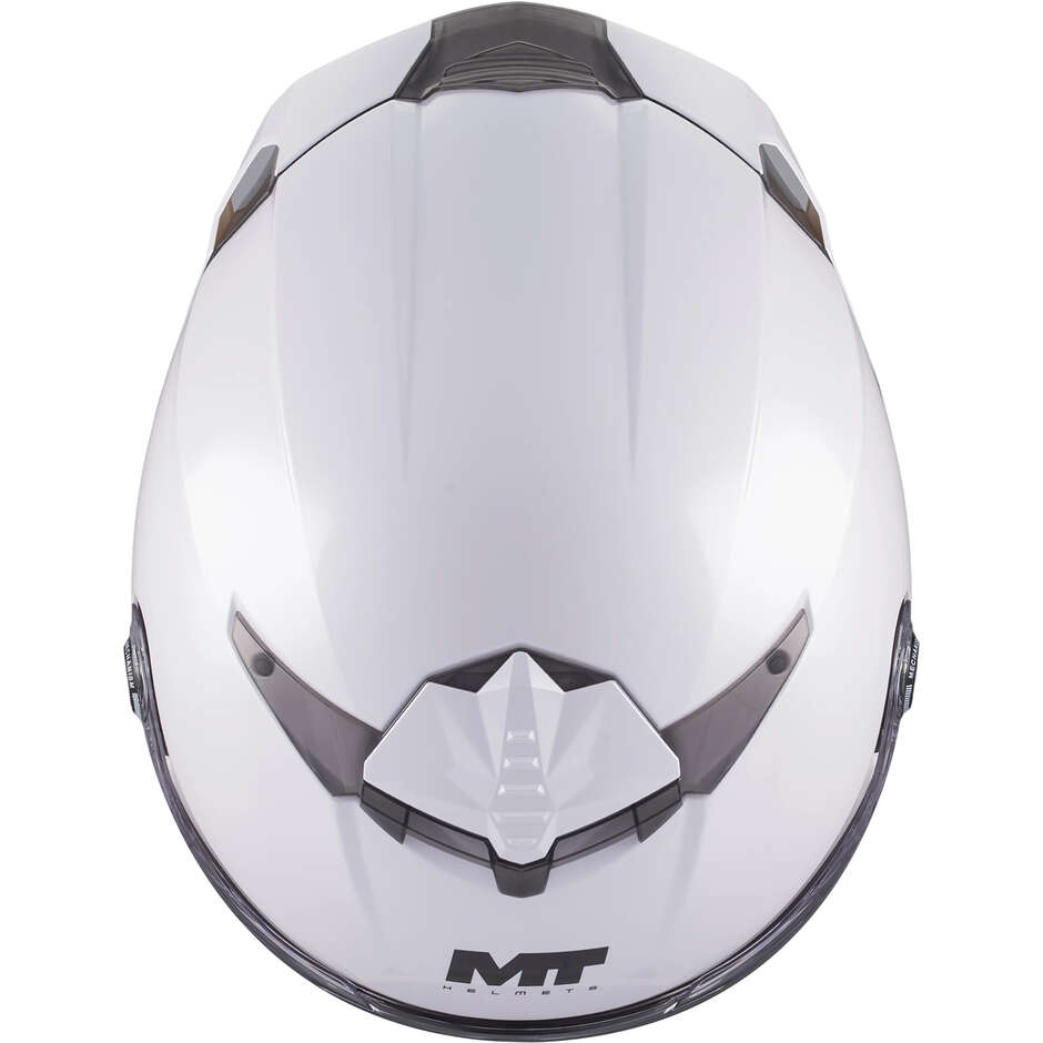 MT Helmets THUNDER 4 R SV PURE A0 Full Face Helmet Gloss White