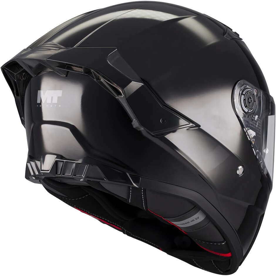 MT Helmets THUNDER 4 R SV PURE A1 Integralhelm, glänzend schwarz