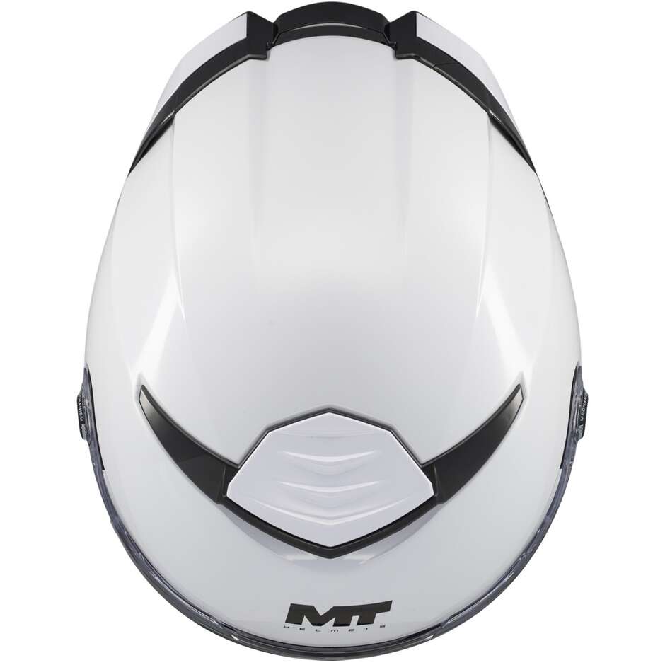 Mt Helmets THUNDER 4 SV PURE A0 Full Face Motorcycle Helmet Gloss White
