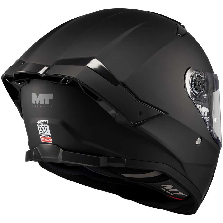 MT Helmets THUNDER 4 SV PURE A1 Integralhelm, Mattschwarz