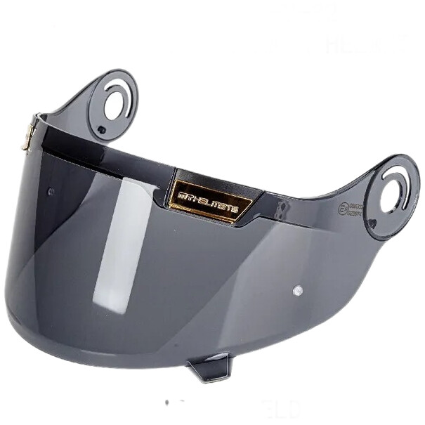 MTV32 Smoked Mt Helmet Visor for JARAMA Helmet Gold For Sale Online