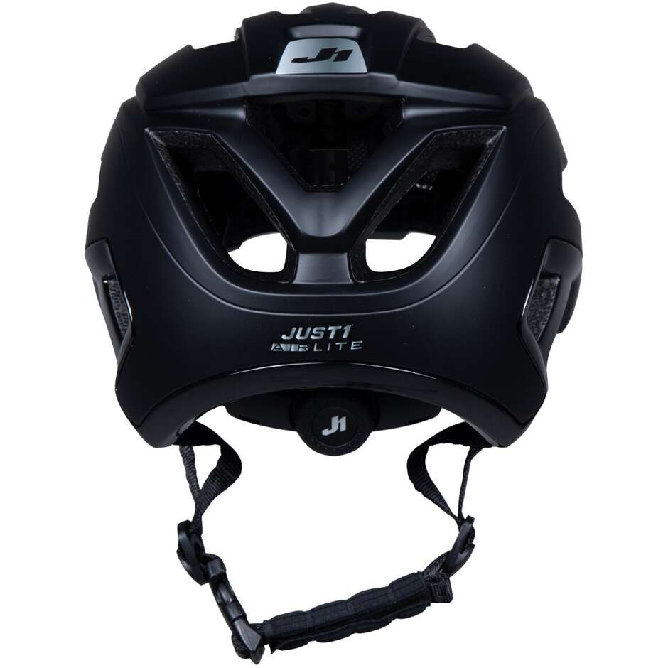 MTB Bicycle Helmet eBike Just1 Air Lite Solid Black Matt Glossy