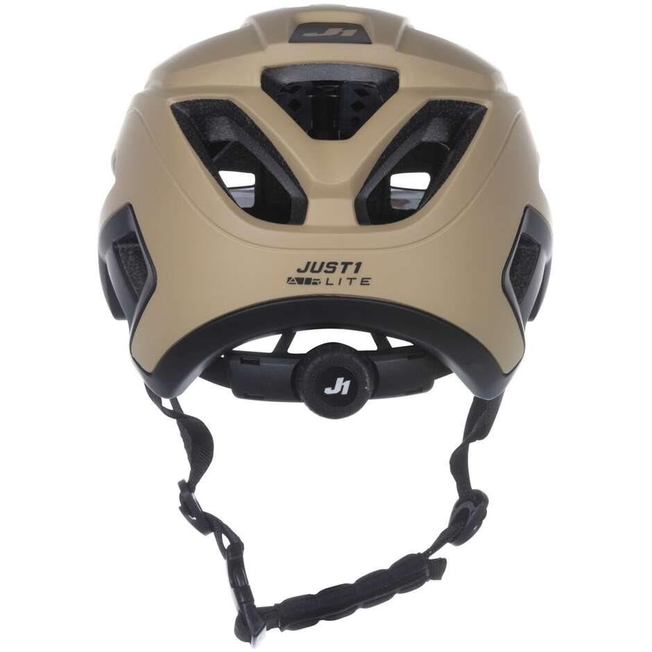 MTB Bicycle Helmet eBike Just1 Air Lite Solid Sand Matt Black