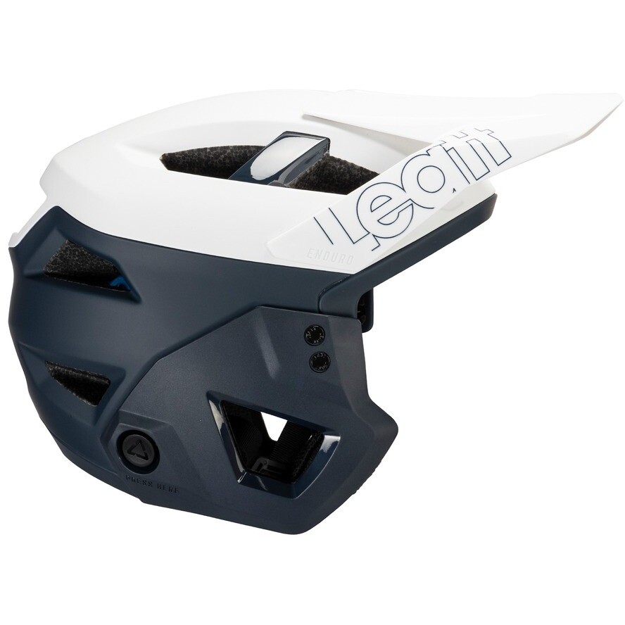 MTB-Helm Leatt ENDURO 3.0 V25 WHITE Weiß