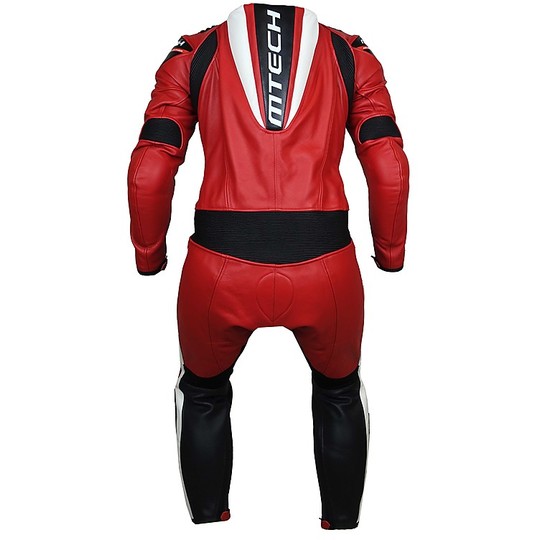 Mtech MT1 Red Professional Motorcycle Leather Suit Moto Ducati