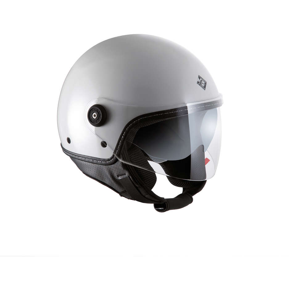 Mto Demi-Jet Tucano Urbano Helmet EL'METTIN 1210 Glossy Ice White