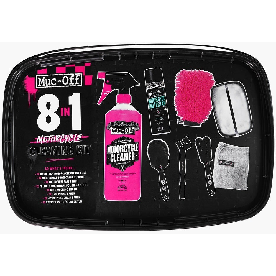 Muc Off 8-in-1 Motorrad-Reinigungsset
