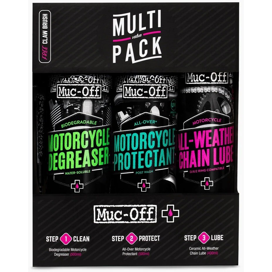 Mucc Off Multi Value Kit Lubricates and Cleanses