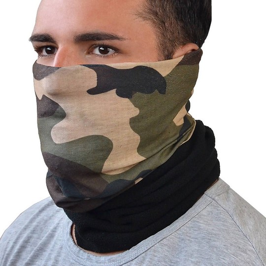 Multipurpose Collar Technical Motorbike and Scooter Tj Marvin A017 Camouflage Duo
