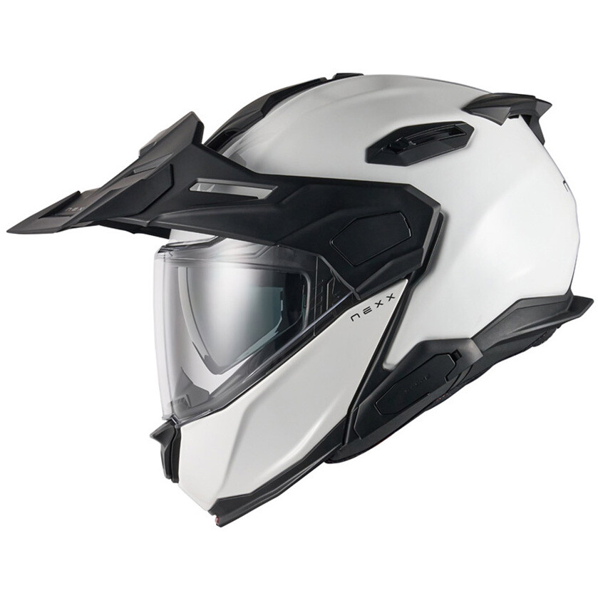 Nexx X.Lifecountry Mono Modularer Motorradhelm Weiß