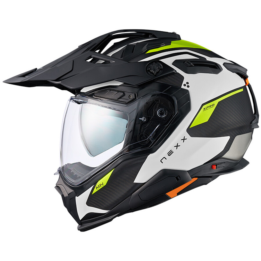 Nexx X.WED3 KEYO Adventure Motorcycle Helmet Neon White Matt