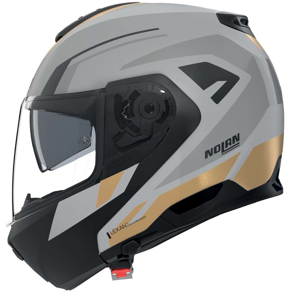 Nolan N100-6 CINETICO 360 Modularer Motorradhelm P/J Grau Schwarz Anthrazit Gold Matt