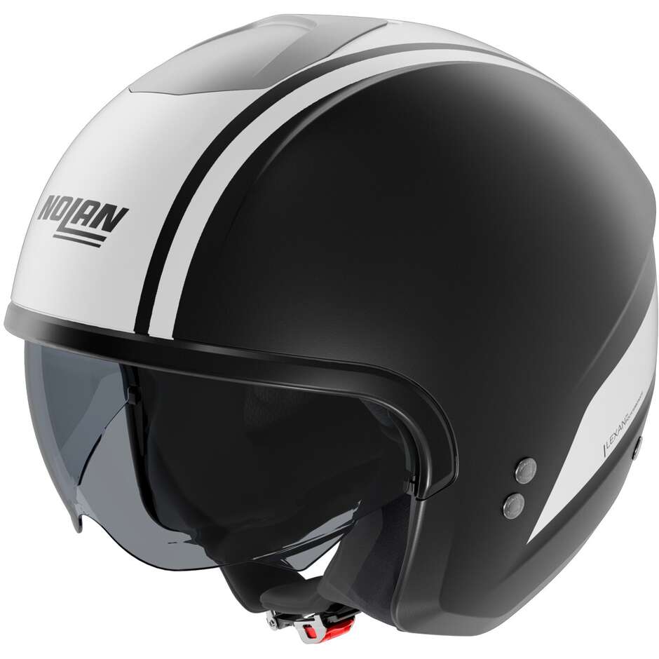 Nolan N20-2 DOLCE VITA 349 Jet Motorcycle Helmet Matt Black White