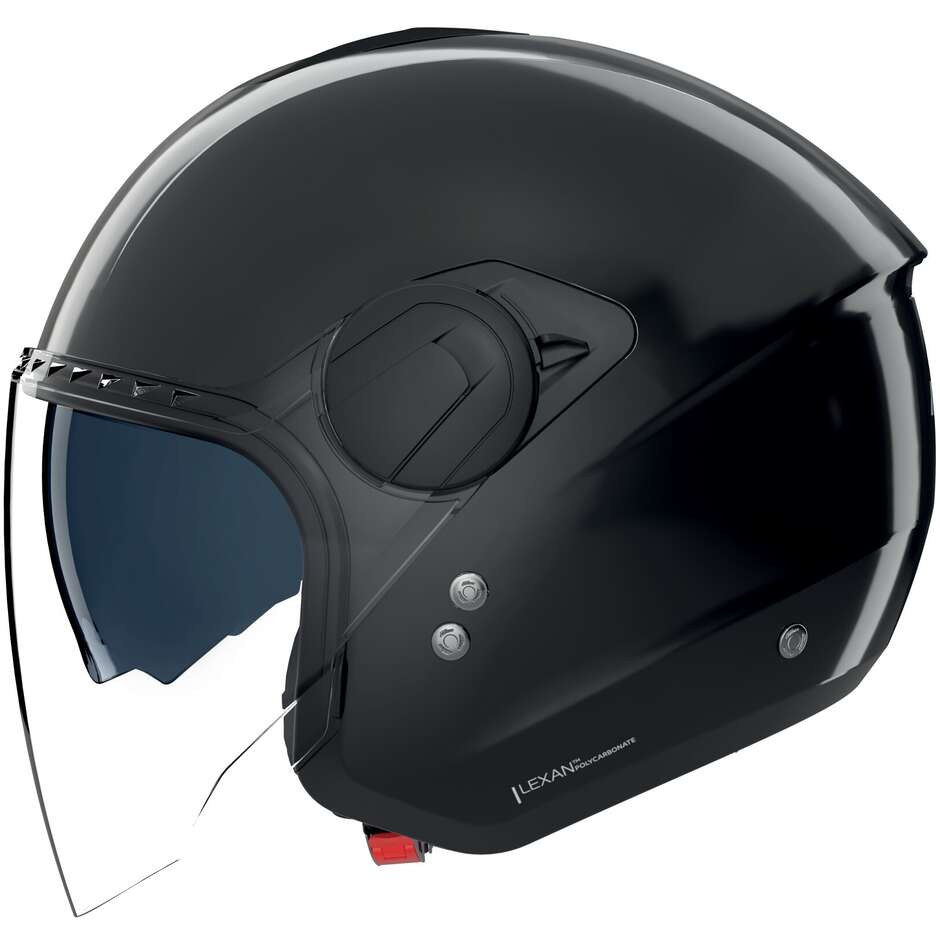 Nolan N20-2 VISOR CLASSICO 301 Jet-Motorradhelm Schwarz glänzend