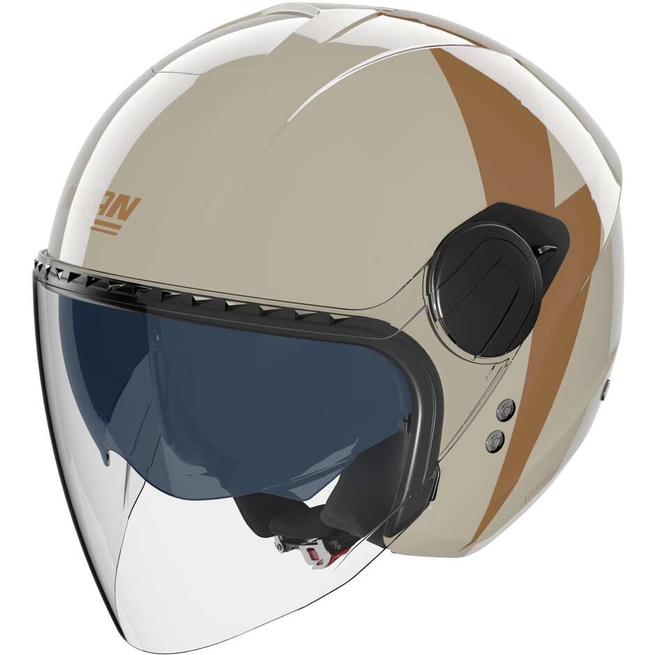 Nolan N20-2 VISOR IMPETO 343 Elfenbein Ocker Jet Motorradhelm