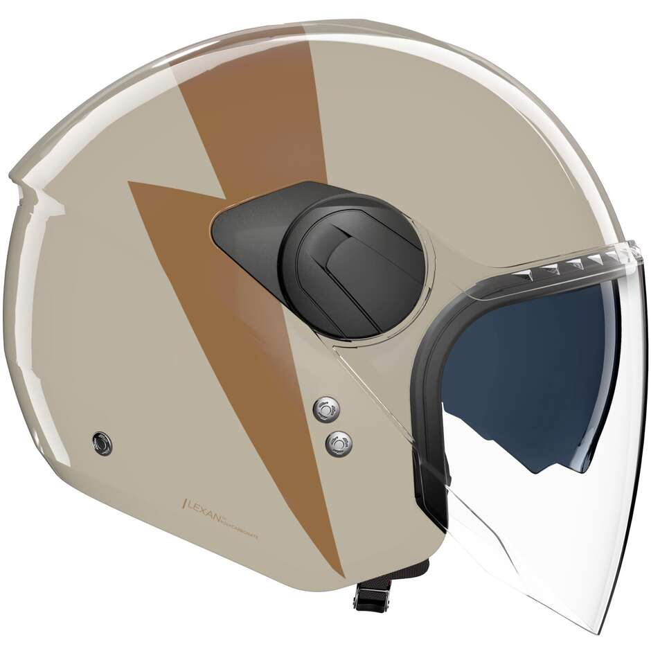 Nolan N20-2 VISOR IMPETO 343 Elfenbein Ocker Jet Motorradhelm