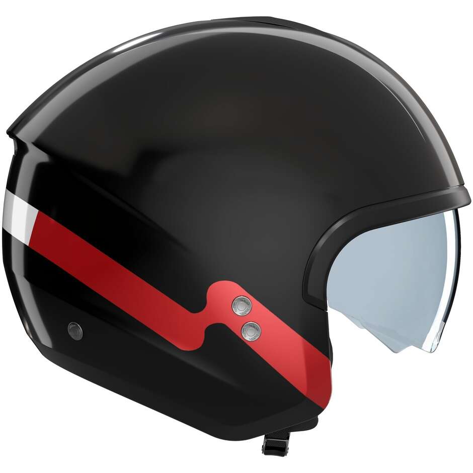 Nolan N20-2 ZEFIRO 342 Jet Motorcycle Helmet Black Italy Glossy