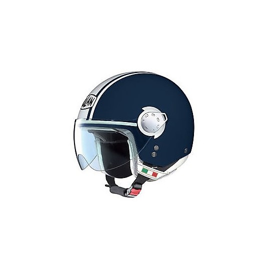 Nolan N20 Mini-Jet Motorcycle Helmet Blue Caribe 154