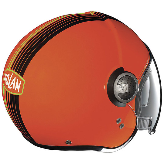 Nolan N21 Classic Visor Classic Joie de Vivre 039 Joie de Vivre Led Orange Mini Helmet