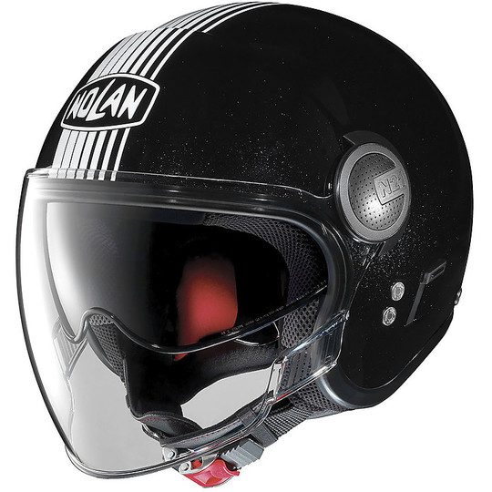 Nolan N21 Classic Visor Classic Joie de Vivre Motorcycle Helmet N40 Nero White