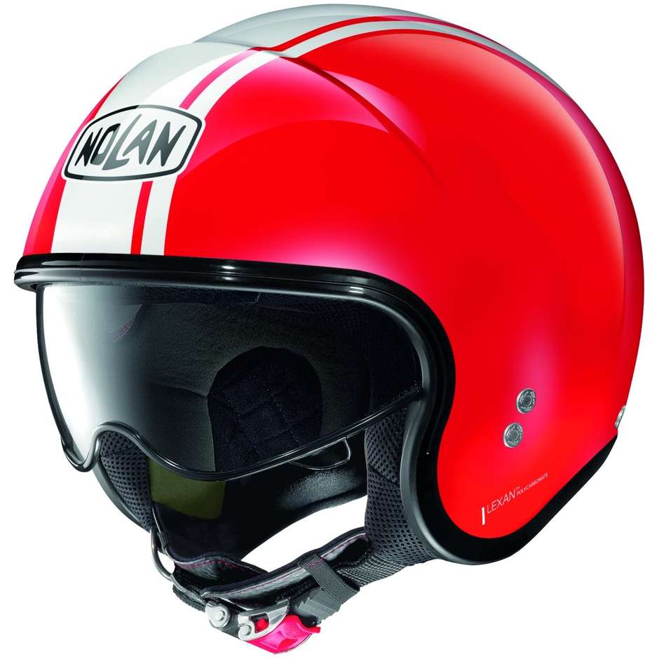 Nolan N21 DOLCE VITA 104 Corsa Glossy Red Motorcycle Helmet