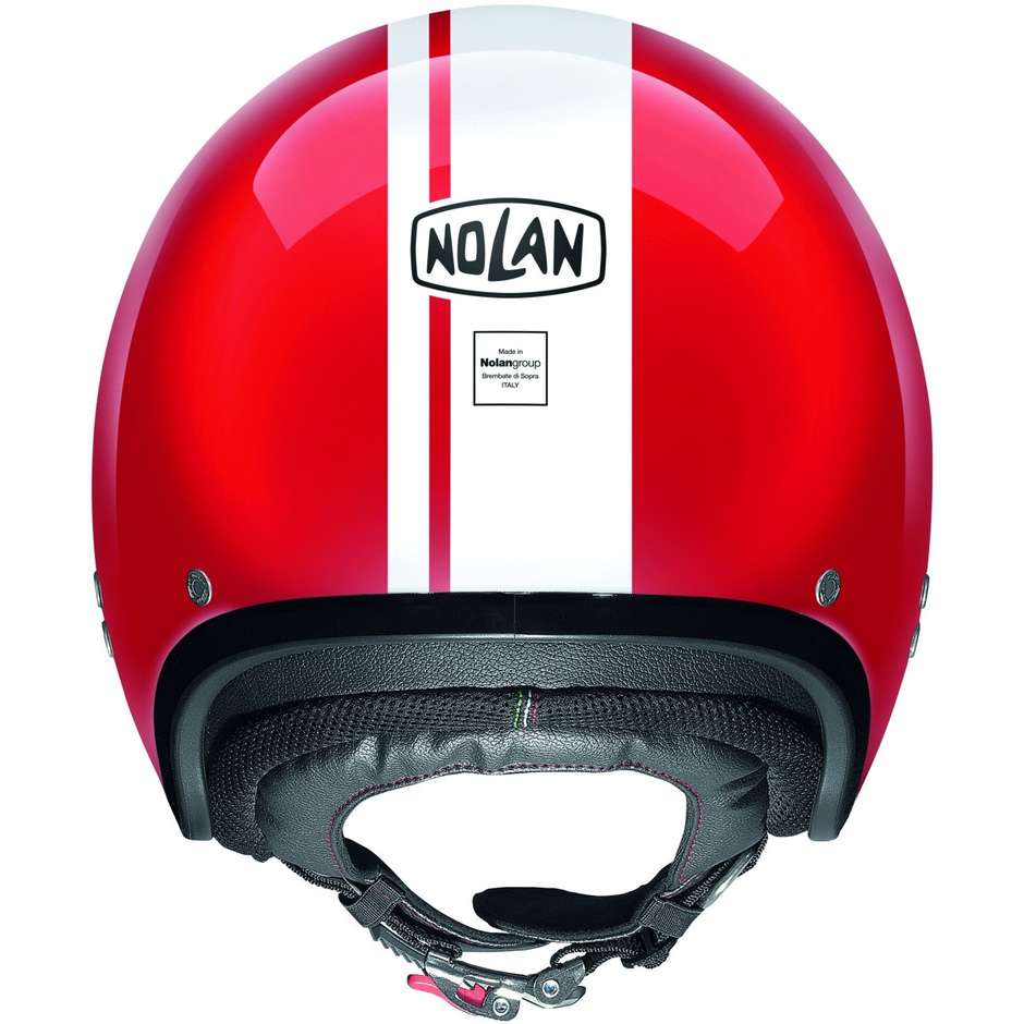 Nolan N21 DOLCE VITA 104 Corsa Glossy Red Motorcycle Helmet