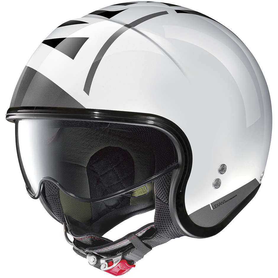 Nolan N21 Jet Motorcycle Helmet AVANT-GARDE 095 White Metal