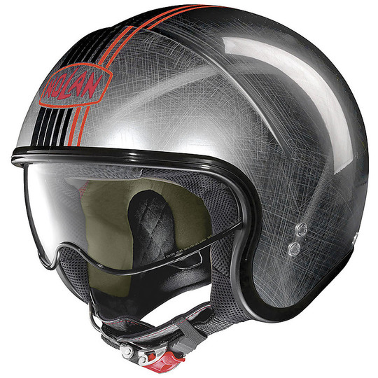 Nolan N21 Mini-Jet Helmet Joie De Vivre 065 Scratched Chrome