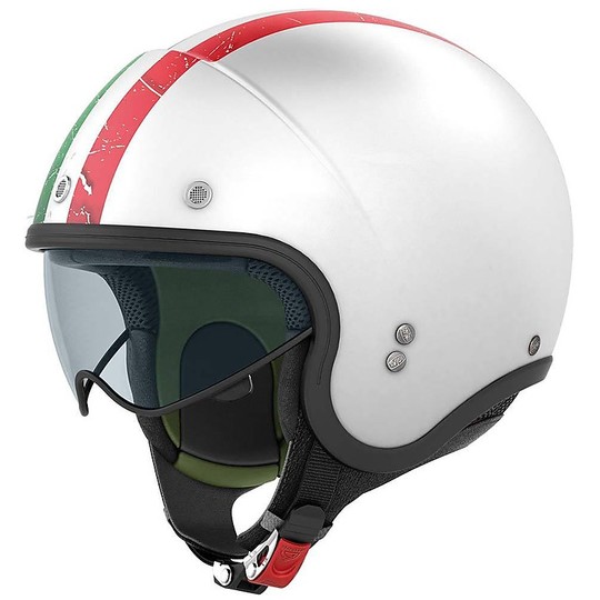 Nolan N21 Mini-Jet Motorcycle Helmet Banner 028 Glossy White