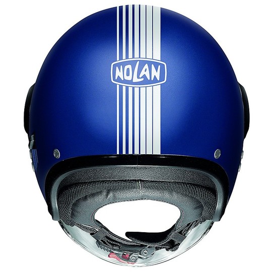 Nolan N21 Mini-Jet Motorcycle Helmet Visor Joie De Vivre 053 Imperator Blu Oapco